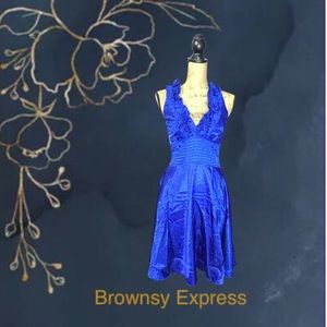 Love Stitch Blue Dress NWOT